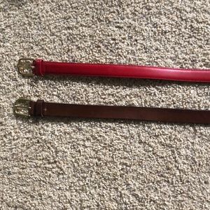 American Apparel Genuine Leather Belts -SZ XS